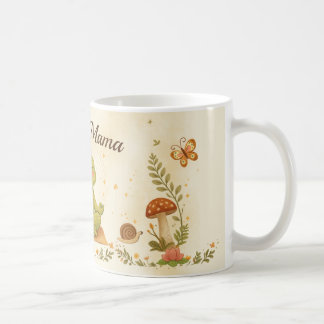 Breathe Mama Cute Frog Mindfulness Art Kaffemugg