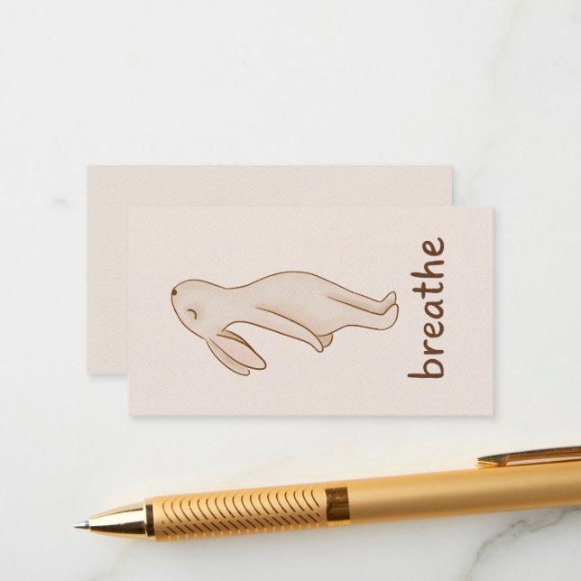 Breathe Mini Gift Enclosure Card Tilläggskort (Fram/Back In Situ)
