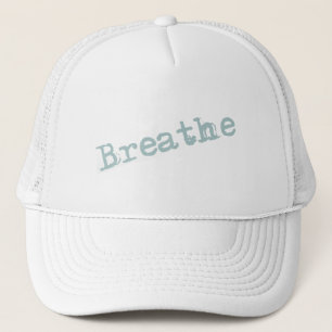 Breathe Minimalist Grungy Distress Typography Keps