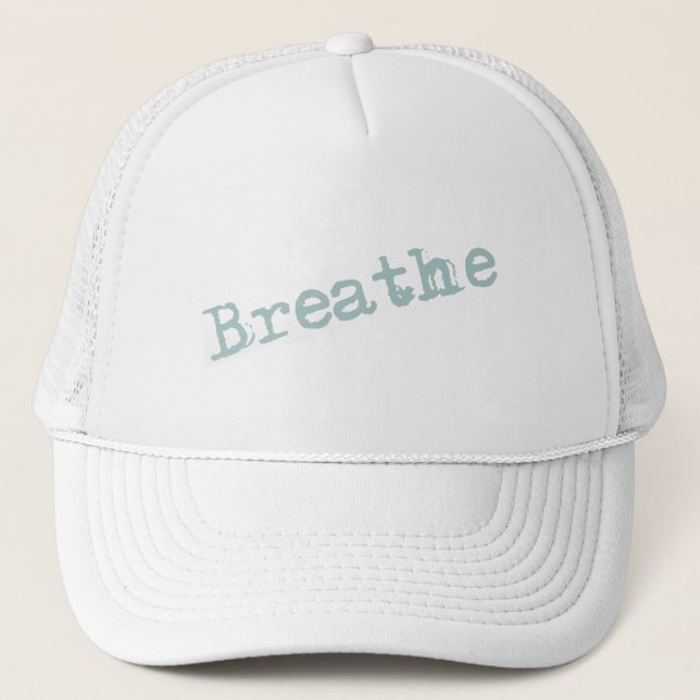 Breathe Minimalist Grungy Distress Typography Keps (Framsida)