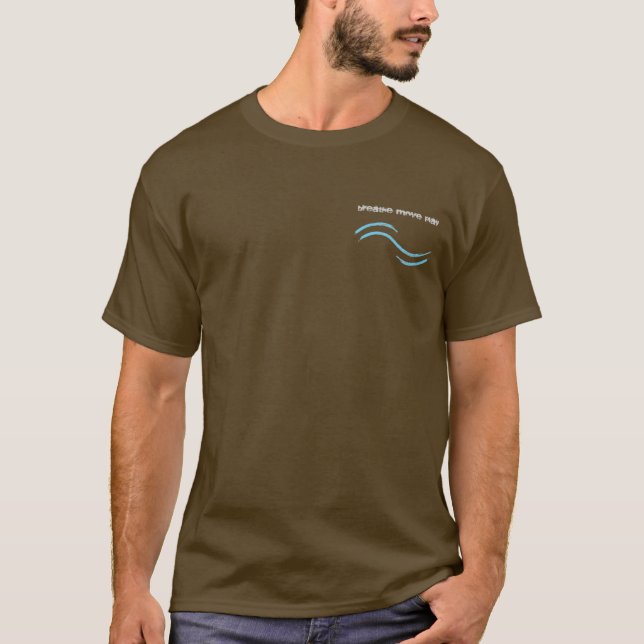 Breathe~Move~Play långärmad T-shirt (Framsida)
