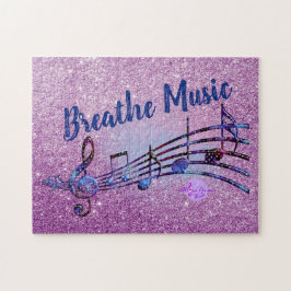 Breathe Music - MoonDreams Music Logotyp Pussel