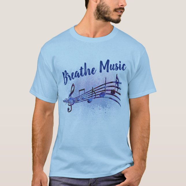 Breathe Music T Shirt (Framsida)
