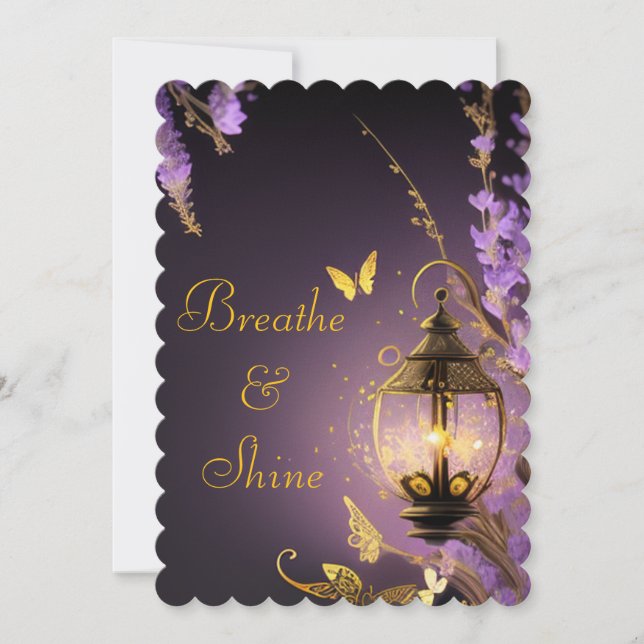 Breathe´n Shine Karte Schmidt Stationery Julkort (Framsida)