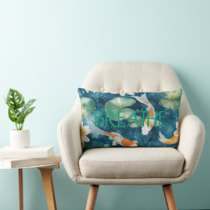 "Breathe" & "Namaste", Koi Design, Anpassa det! Lumbarkudde