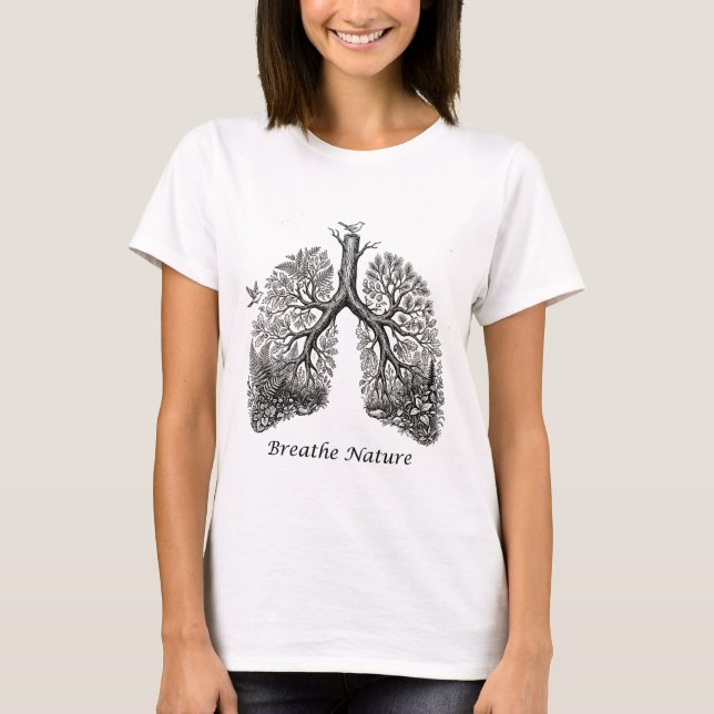 Breathe Nature - Women's T-Shirts (Framsida)