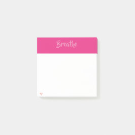 BREATHE Post IT-anteckningar Post-it Block