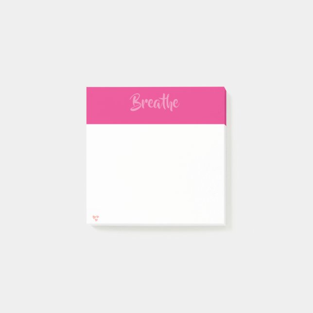 BREATHE Post IT-anteckningar Post-it Block (Framsida)