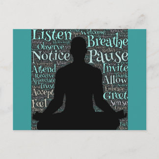 Breathe Postcard Vykort