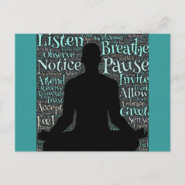 Breathe Postcard Vykort