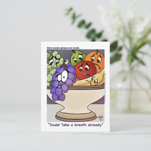 Breathe Postcard Vykort (Stående Fram)