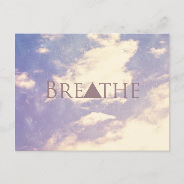 Breathe Postcard Vykort (Framsida)