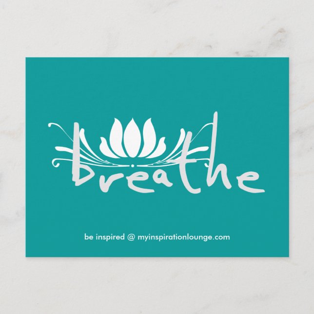 Breathe Postcard Vykort (Framsida)