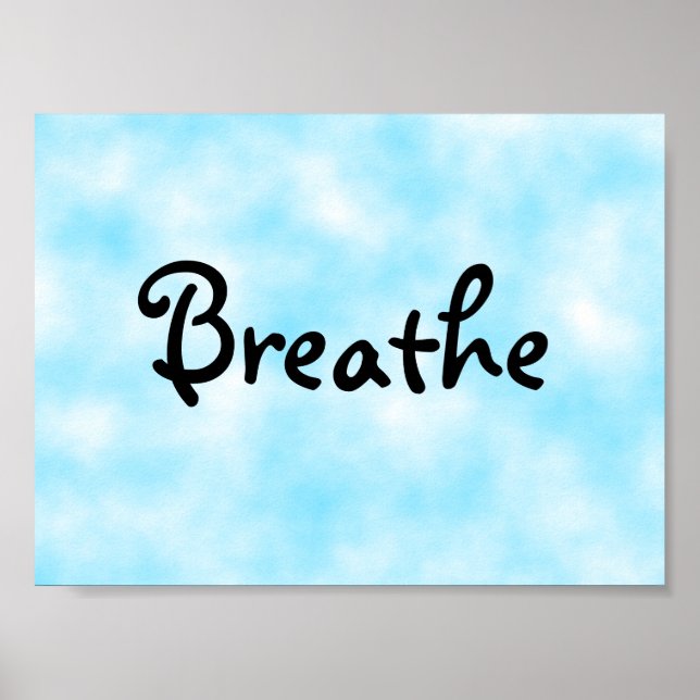Breathe-poster Poster (Framsidan)