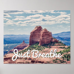 Breathe Sedona Background POSTER