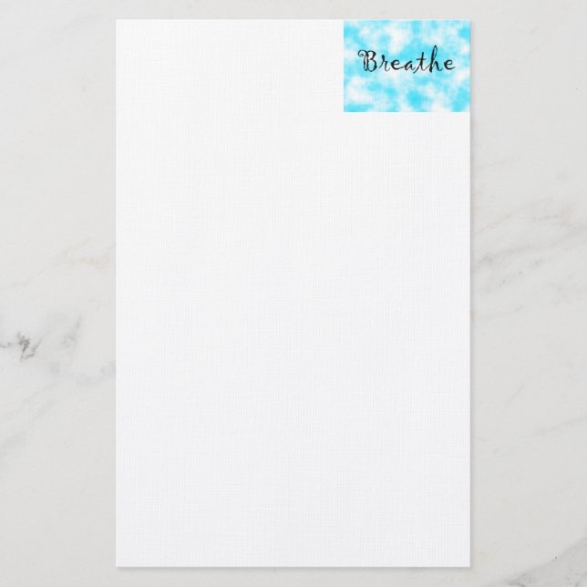 Breathe-stationery Brevpapper (Framsida)