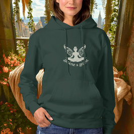 Breathe & Tro - Ivory Fairy Yoga Design T Shirt