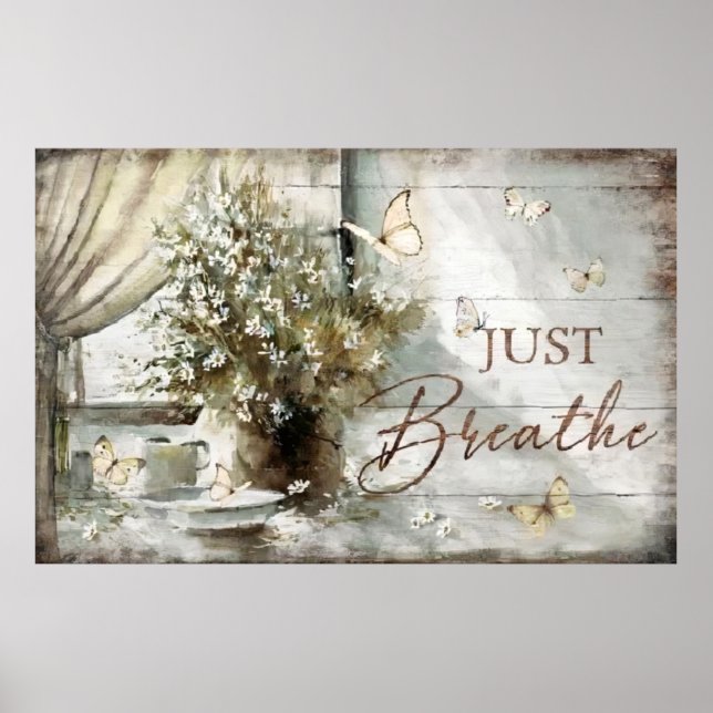 Breathe Vintage Chill Poster (Framsidan)
