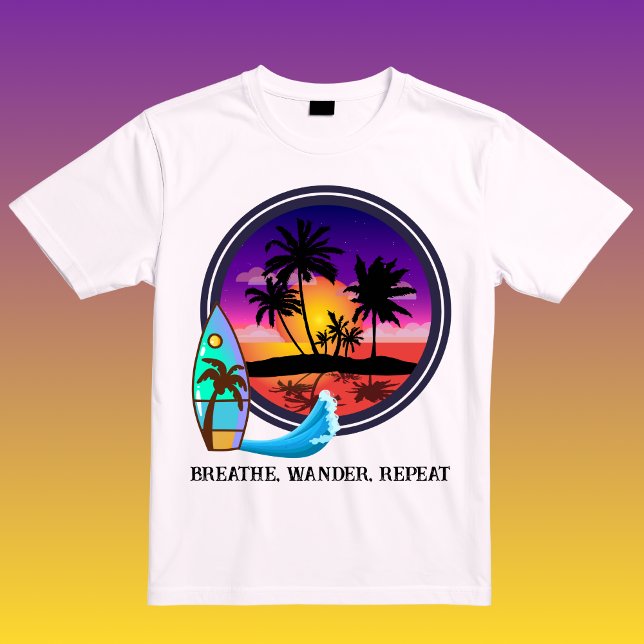 Breathe Wander Repeat  T Shirt (Skapare uppladdad)
