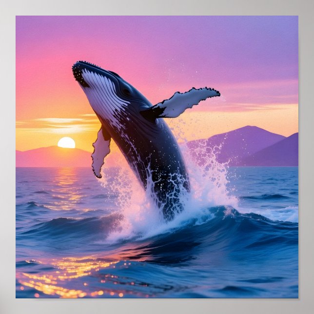 Breathe Wild, Leap Free, Touch Sky Poster (Framsidan)