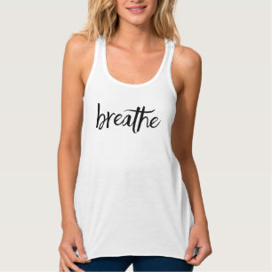 Breathe Women's Workout Tanktop Yoga Clothing Linne Med Racerback