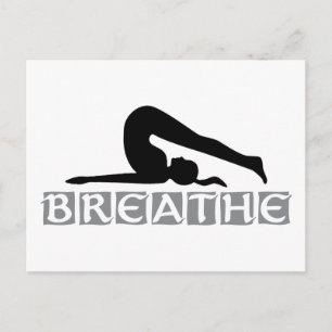 BREATHE Yoga Vykort