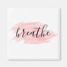 Breathe Zen Yoga Meditation-kylskåp Magnet