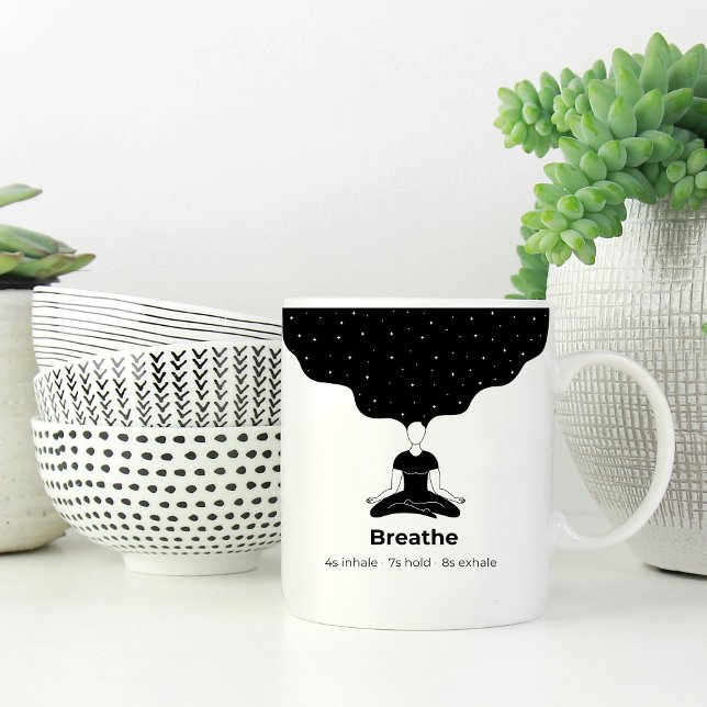 Breathing Meditation Mugg - Starry Night Zen (Skapare uppladdad)