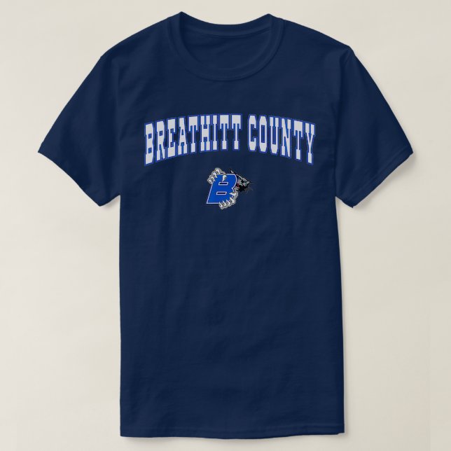 Breathitt County High School Bobcat T Shirt (Design framsida)