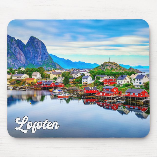 Breathtake Lofoten Islands, Norge Musmatta (Framsidan)