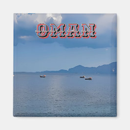 Breathtake Oman kusten Magnet