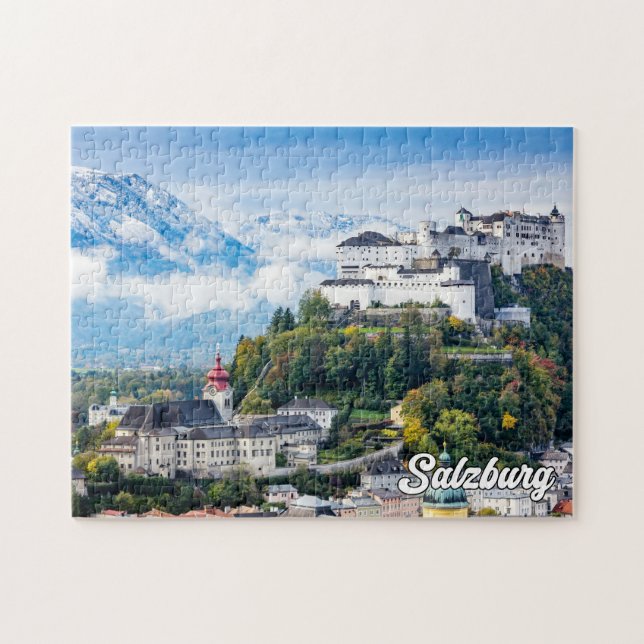 Breathtake Salzburg, Österrike Pussel (Horisontell)