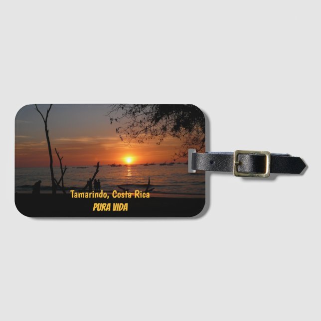 Breathtake Tamarindo Sunset Bagagebricka (Framsida horisontal)