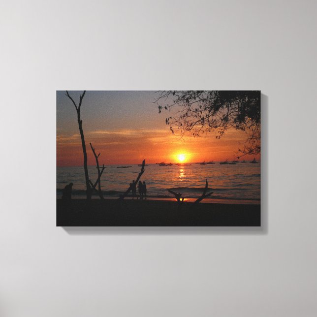 Breathtake Tamarindo Sunset Canvastryck (Framsida)
