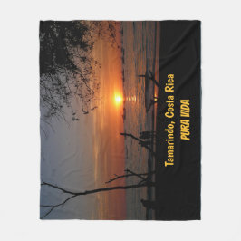 Breathtake Tamarindo Sunset Fleecefilt