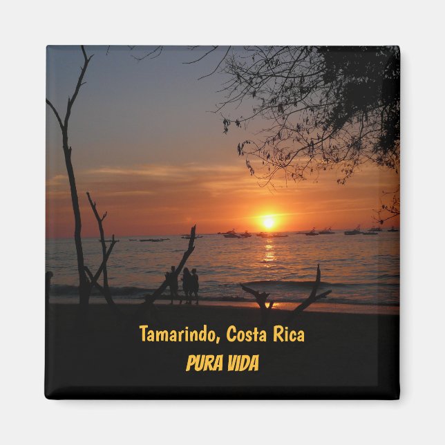 Breathtake Tamarindo Sunset Magnet (Framsidan)