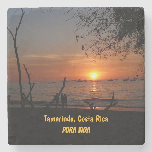Breathtake Tamarindo Sunset Stenunderlägg (Framsidan)