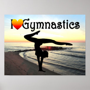 BREATHTAKING GYMNASTICS DESIGN POSTER