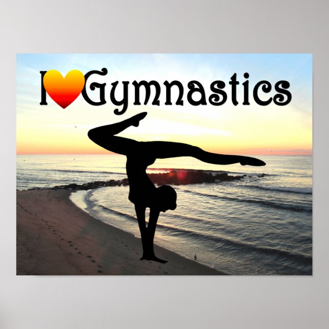 BREATHTAKING GYMNASTICS DESIGN POSTER (Framsidan)