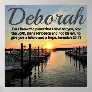 BREATHTAKING JEREMIAH 29:11 PERSONLIG SUNSET POSTER