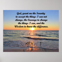 BREATHTAKING SUNRISE ON OCEAN SERENITY PRAYER