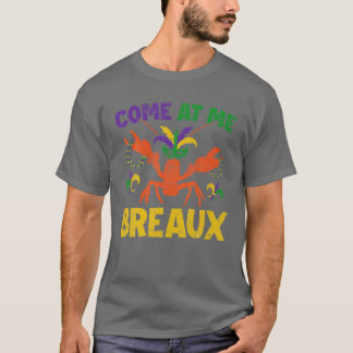 Breaux Kräftor Pärlor Mardi Gras Party Mask Costum T Shirt