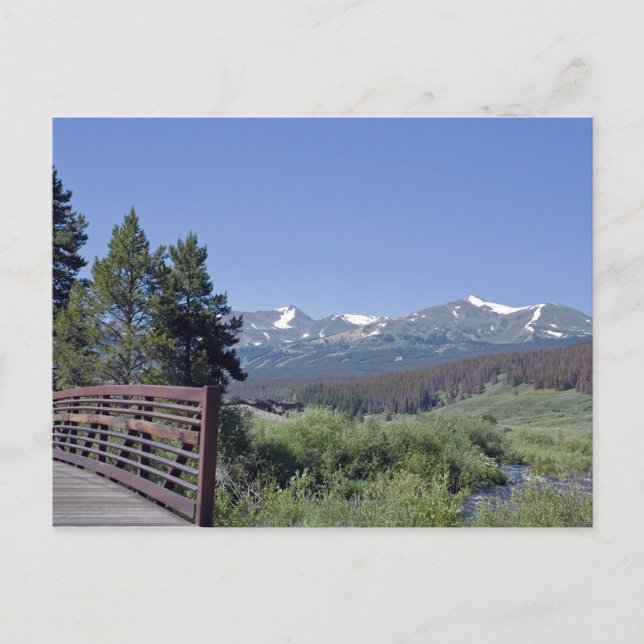 Breckenridge Bike Bridge Vykort (Framsida)