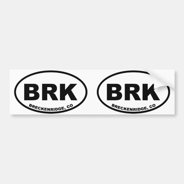 Breckenridge BRK Bildekal (Framsidan)