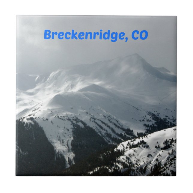 Breckenridge, CO Kakelplatta (Framsidan)