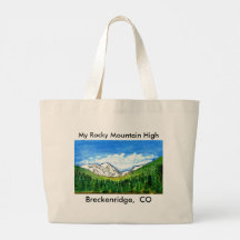 Breckenridge CO shoppingväska The MUSEUM Zazzle pr