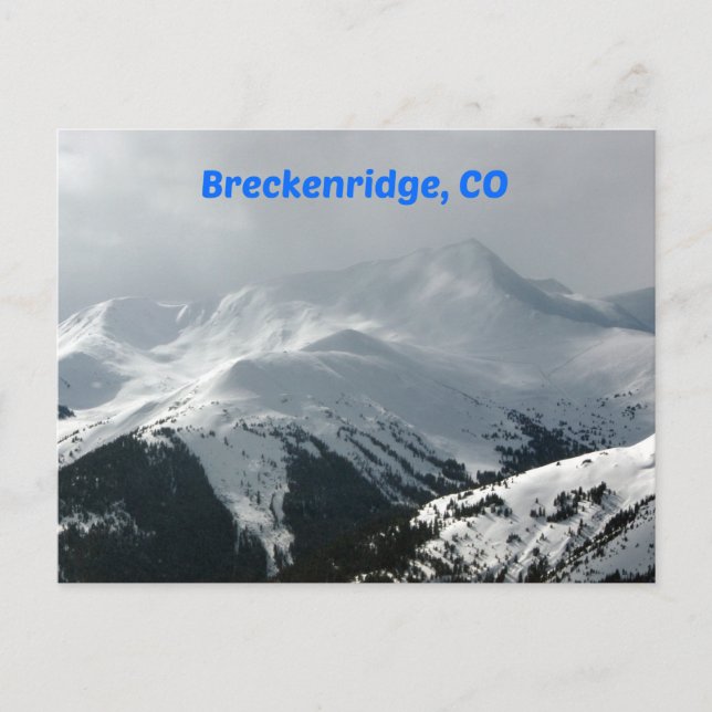 Breckenridge, CO Vykort (Framsida)