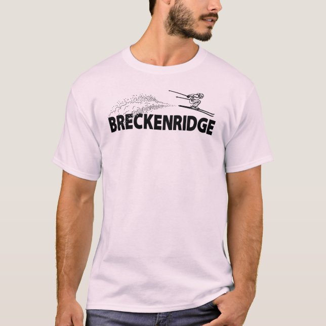 Breckenridge Colorado Backhoppare T Shirt (Framsida)