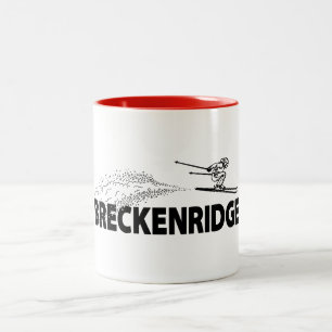 Breckenridge Colorado Backhoppare Två-Tonad Mugg