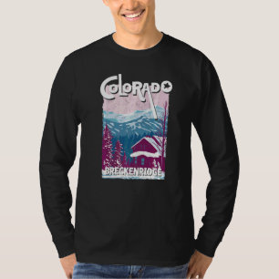 Breckenridge Colorado Bergsstat Klippiga bergen T Shirt